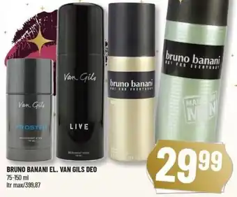 Bruno Banani El. Van Gils Deo 75-150ml