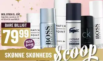 Deo,Stick El. Edt 40-150  ml