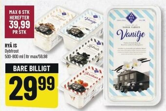 Løvbjerg Ryå Is 500-800ml tilbud