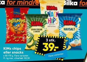Bilka Kims chips tilbud