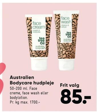 Bilka Australian body care creme tilbud