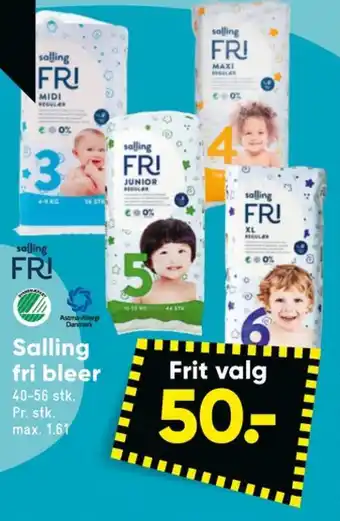 Bilka Midi bleer str 3 4-9 kg tilbud
