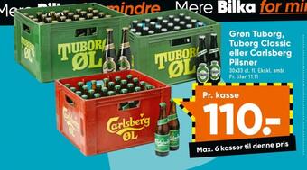 Bilka Grøn øl tilbud