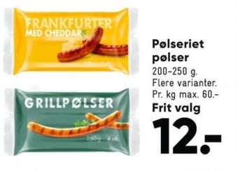 Bilka Ukendt frankfurter tilbud