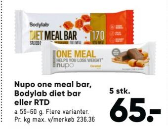 Bilka Bodylab energibar tilbud