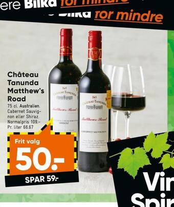 Bilka Ukendt australsk rødvin tilbud