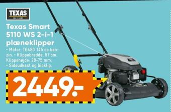Bilka Texas plæneklipper tilbud