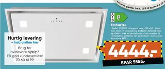 Bilka Witt emhætte tilbud