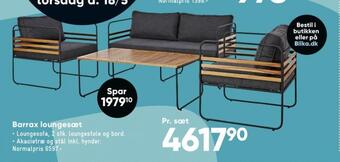Bilka Ukendt havemøbelsæt tilbud