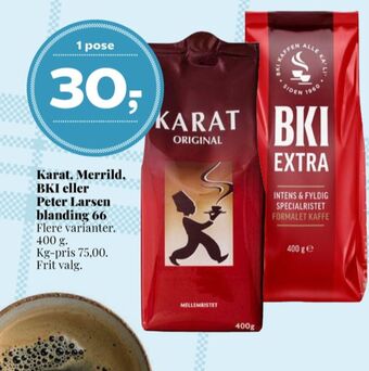 Dagli'Brugsen Original kaffe formalet tilbud