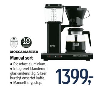 Føtex Moccamaster kaffemaskine tilbud