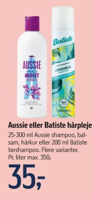 Føtex Aussie shampoo tilbud