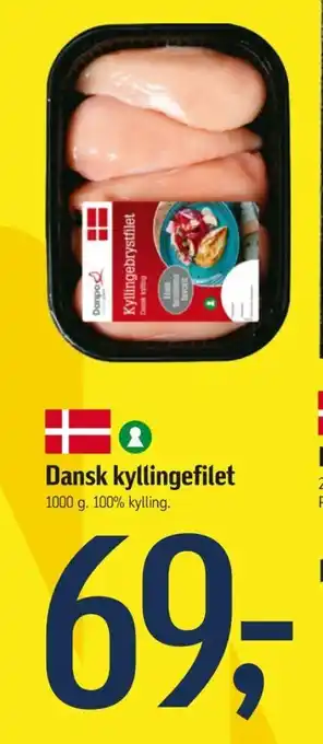 Føtex Danpo kyllingefilet tilbud
