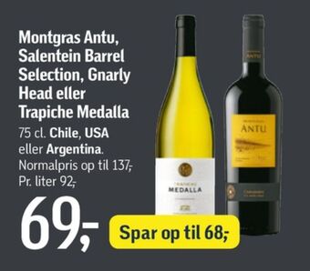 Føtex Ukendt chilensk rødvin tilbud