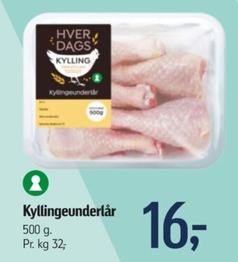 Føtex Hverdags kyllingeunderlår tilbud