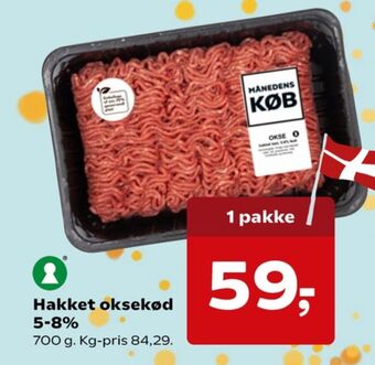 Ukendt hakket oksekød