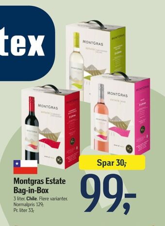 Føtex Ukendt chilensk rødvin tilbud