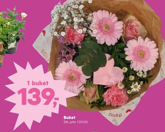 Kvickly Ukendt buket tilbud
