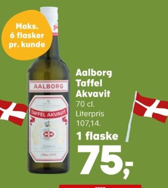 Kvickly Taffel akvavit akvavit tilbud