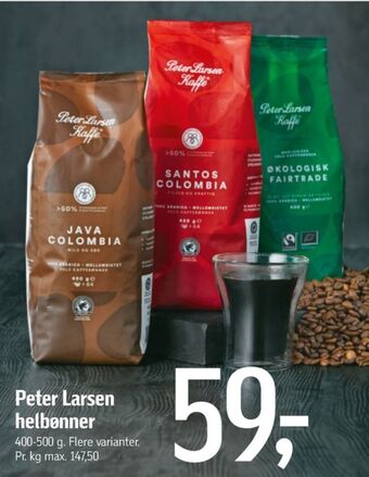 Føtex Java colombia kaffebønner tilbud