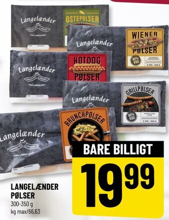 Løvbjerg Langelænder brunchpølser tilbud