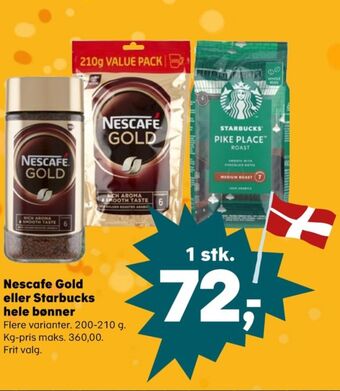Kvickly Gold instant kaffe tilbud
