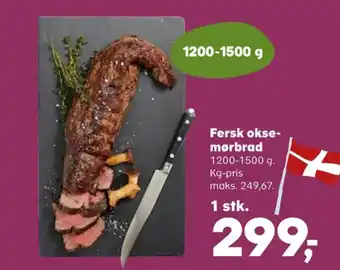 Kvickly Ukendt oksemørbrad tilbud