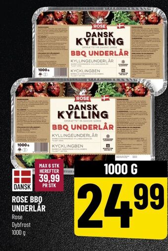 Løvbjerg Rose kyllingeoverlår tilbud
