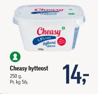 Føtex Cheasy hytteost naturel 1,5% tilbud