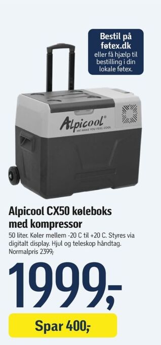 Føtex Alpicool køleboks tilbud