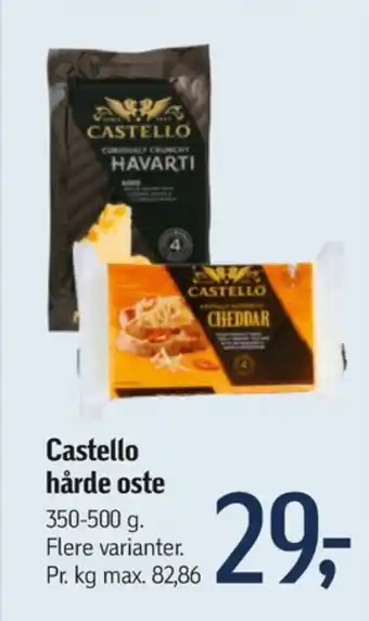 Føtex Castello cheddar tilbud