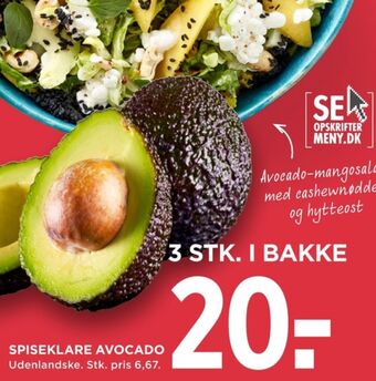 MENY Ukendt avocado tilbud