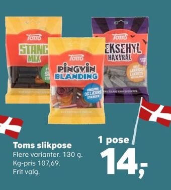 Kvickly Stangmix slikposer tilbud