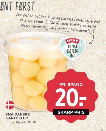MENY Ukendt kartofler tilbud