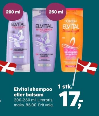 Kvickly Elvital shampoo tilbud