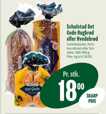 Det gode solsikkerugbrød