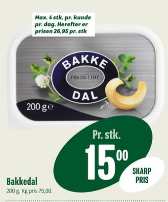 Min Købmand Bakkedal smørbar tilbud