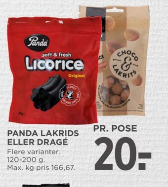 Panda lakridspose licorice original