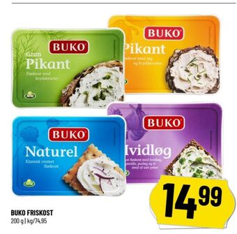 Løvbjerg Buko flødeost naturel tilbud