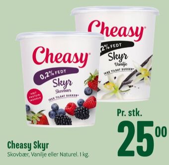Min Købmand Cheasy skyr vanilje 0,2% tilbud