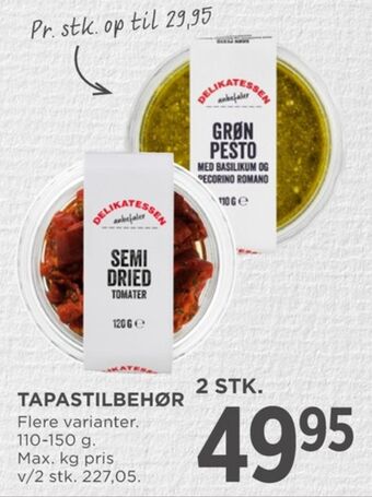 MENY Ukendt pesto tilbud