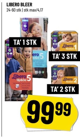 Løvbjerg Up&go bleer str 5 10-14 kg tilbud