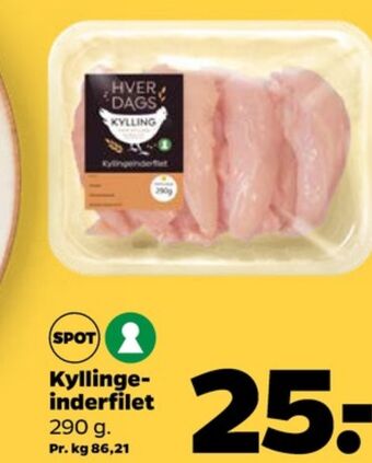 Netto Hverdags kyllingeinderfileter tilbud