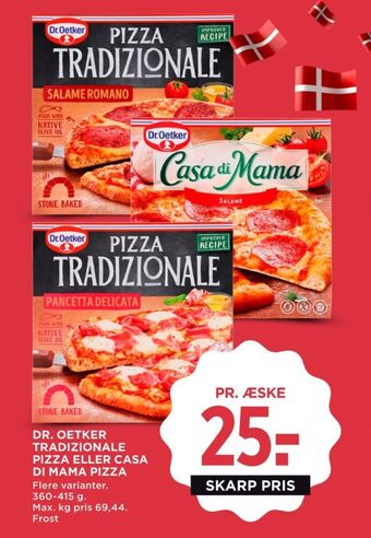 MENY Tradizionale pizza tilbud