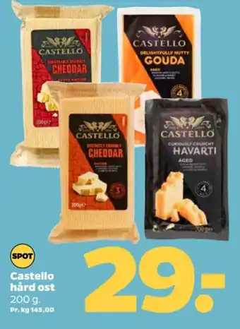 Netto Castello cheddar tilbud