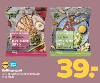 Netto Chick n quick kyllingespyd tilbud