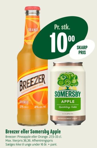 Min Købmand Breezer rtd tilbud