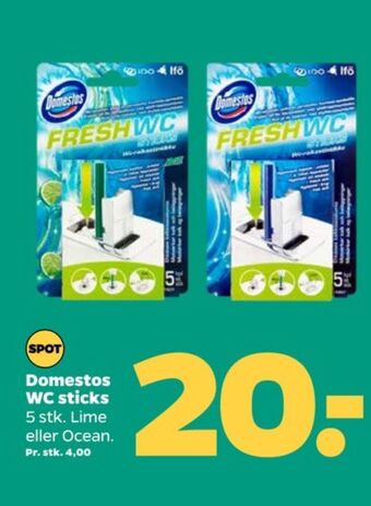 Netto Domestos wc-flush tilbud