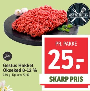 SPAR Gestus hakket oksekød tilbud