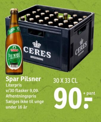 SPAR Pilsner øl tilbud